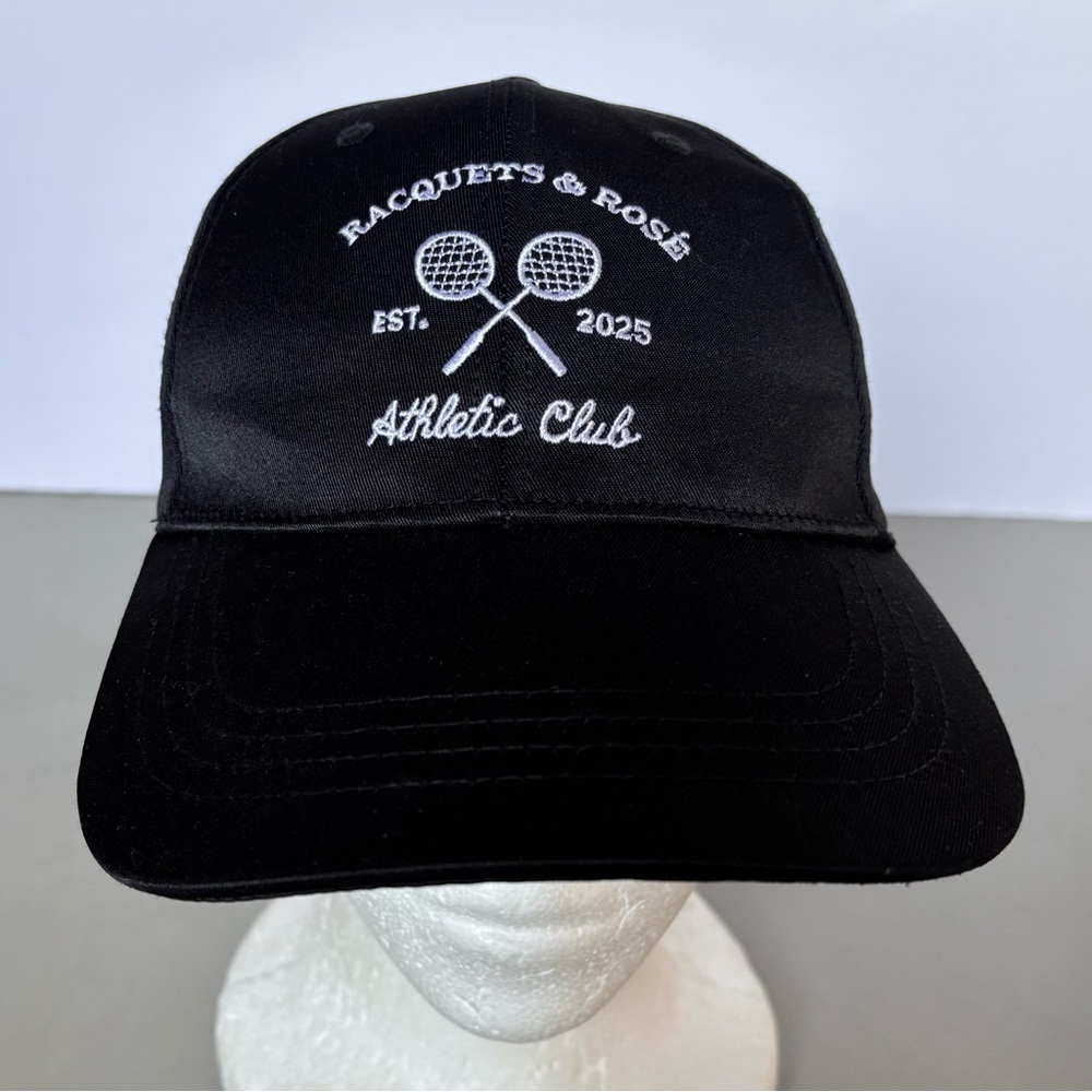 GERTREX Embroidered Stitching Racquets & Rosé Athletic Club Hat Ball Cap - Picture 7 of 8